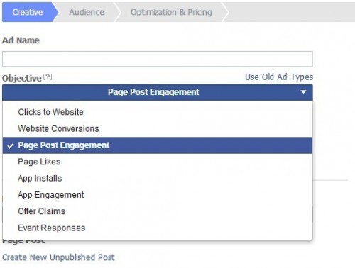 page post engagement