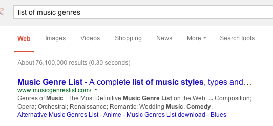 list-of-music-genres-google-search